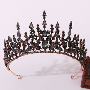 Bridal Jewelry Rhinestone Crown <strong>Accessories</strong> Baroque Diamond Studio <strong>Wedding</strong> Headwear Crowns - Product Image 2