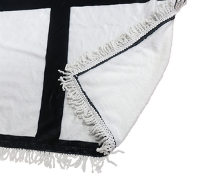 Couverture de Sublimation en polaire à 9 panneaux, couverture blanche pour blanc et numérique avec Photo personnalisée - Product Image 4