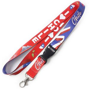 Lanyard Manufacturer Custom Promotional Printed Neck Polyester Lanyard with logo Free Sample - Product Image 3