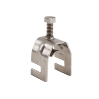Collier de serrage réglable en acier inoxydable pour tuyau de pression et conduit rigide en U
