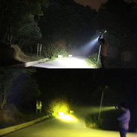 Nouveaux mini projecteurs de travail LED laser 4 pouces 4000lm blanc/jaune doré étanches 12V 60W pour véhicules, voitures, camions, tracteurs
