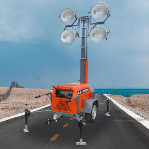 Venta directa <span class=keywords><strong>de</strong></span> fábrica 7m Maquinaria <span class=keywords><strong>de</strong></span> Construcción móvil Uso en el trabajo al aire libre Torre <span class=keywords><strong>de</strong></span> luz Remolque portátil Faro - Product Image 5