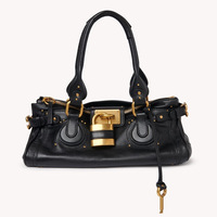 Sac Fourre-Tout Épaule en Cuir Véritable Haut de Gamme pour Femme, Design Classique Rétro à Serrure, Marque de Créateur de Luxe
