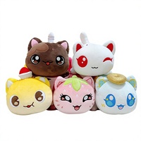 Coussin en peluche Ahpmau en gros, motif hamburger et frites, jouet en peluche animal de dessin animé, décoration 11cm-30cm