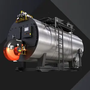 Gas and Diesel 0.5ton 30BHP 500kg Steam Boiler