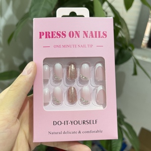 กล่องกระดาษสีชมพูสำหรับใส่เครื่องสำอางสำหรับเล็บปลอมที่เก็บของกันฝุ่นกระดาษออกแบบได้ตามต้องการ - Product Image 5