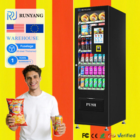 Distributeur automatique de nourriture et de boissons RUNYANG personnalisé sans personnel, avec intelligence artificielle, pour les entreprises