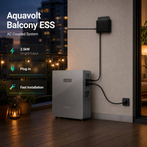 Sistema de Almacenamiento de Energía Solar para Balcón de 5.12kWh, Batería Inteligente Dyness Aquavolt AI, Diseño Enchufable con Entrada de CA de 2.5kW para Uso en Apartamentos - Product Image 5