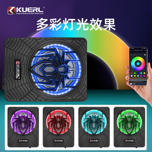 ซับวูฟเฟอร์ KUERL ขนาด 10 นิ้ว แบบแอคทีฟ อลูมิเนียม กำลังขับสูงสุด 1200 วัตต์ สำหรับรถยนต์ พร้อมแอมพลิฟายเออร์และไฟ - Product Image 5