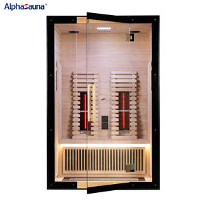 Sauna a infrarossi lontani in legno tradizionale portatile per 1-3 persone in vendita - Product Image 3