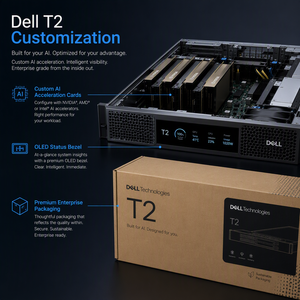Station de travail T2 Pro Tower de haute qualité, processeur Core Ultra 9 285, carte graphique intégrée, 8 Go de mémoire DDR4, port USB Full HD, overclocking du processeur - Product Image 5