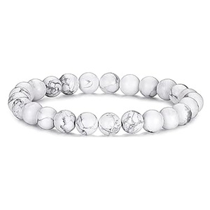 Pulsera de Piedras Naturales de 8mm, Redondas, de Roca Volcánica y Ojo de Tigre, Joyería Unisex para Regalo - Product Image 5