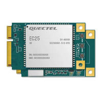 Módulo Mini PCIe Quectel EC25 para EMEA, dispositivo de control remoto integrado, CA, CA, Cat4, 150Mbps, UMTS, GSM, Fallback, IoT, 2, 1, 2, 2
