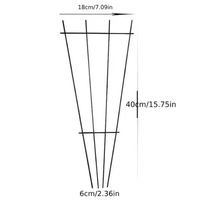 Structure de support mobile en fer forgé pour plantes d'intérieur et fleurs