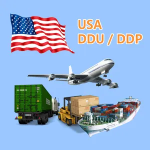 Pengiriman fba pengiriman udara DDP pengiriman Tiongkok ke AS Kanada perusahaan pengiriman Eropa