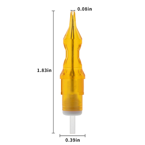 Professionnel 50pcs Jetable Mixte Maquillage <span class=keywords><strong>Tatouage</strong></span> Stylo Machine Cartouche Aiguilles En Acier Inoxydable Tailles 1RL <span class=keywords><strong>7RL</strong></span> pour Sourcil - Product Image 4