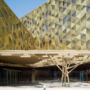 Trang trí tường kim loại mặt tiền đục lỗ bảng nhôm tấm kiến trúc cho ngoại thất tòa nhà xuất hiện - Product Image 2