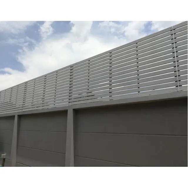 Tapparelle in alluminio di sicurezza personalizzate in fabbrica tapparelle a muro con copertura dell'aria condizionata