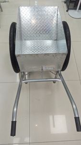 รถเข็นสองล้อเหล็กชุบสังกะสี ทนทาน สำหรับใช้ในงานก่อสร้าง - Product Image 3