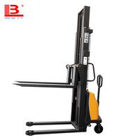Nouveau chariot élévateur semi-électrique TON CC, chariot élévateur électrique 1 tonne, 1,5 tonne, 2 tonnes, transpalette d'entrepôt, élévateur automatique