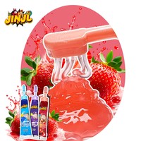 Jouets en plastique/PVC compressibles saveur fraise, certifiés EN71, pour enfants, inspirés des tendances TikTok, best-sellers, en forme de friandise