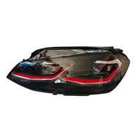 Ensemble de phares LED modifiés avec clignotants séquentiels, plug and play, pour VW Golf 7.5 Mk7.5 2017-2020, remplacement de phare avant