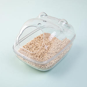 Baño para Hámster 2 en 1, Bañera Portátil de Plástico a Prueba de Salpicaduras y Polvo para Hámsteres Dorados, Artículos para Mascotas - Product Image 5