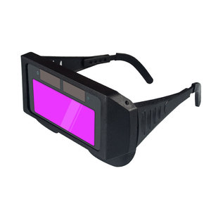 Automatic Variable Voltage Welding Glasses Solar Powered Auto Dimming Half View Safety Goggles For MIG TIG UV Welding - Product Image 2