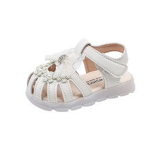 Sandales d'été à semelle souple pour tout-petits, chaussures antidérapantes à nœud pour bébés, chaussures de princesse pour enfants, chaussures pour petites filles pour les fêtes - Product Image 5