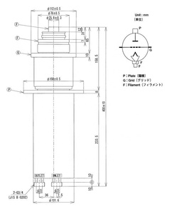 หลอดออสซิลเลชันหลอดไฟ E3132หลอดอิเล็กตรอนหลอดไทรโอด E3132 - Product Image 4