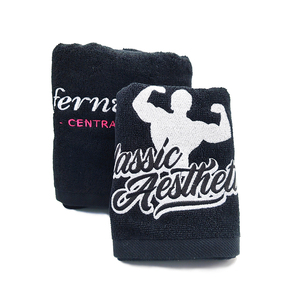 <span class=keywords><strong>Serviette</strong></span> de sport <span class=keywords><strong>personnalisée</strong></span> brodée, <span class=keywords><strong>broderie</strong></span> <span class=keywords><strong>personnalisée</strong></span>, 100% coton avec logo de salle de sport personnalisé - Product Image 2