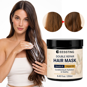 มาส์กบำรุงผมสูตรเข้มข้นสำหรับผมบลอนด์ Private Labe Natural Brass Control Smoothing Repairing Nourishing Moisturizing Hydrating - Product Image 1