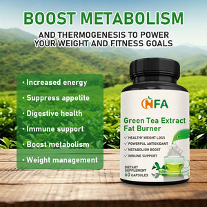 Cápsulas Quemagrasas a Precio de Mayoreo, Contienen Extracto de Té Verde, Aumentan la Energía, Suprimen el Apetito, Cápsulas Adelgazantes para Adultos - Product Image 4