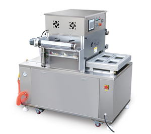 Machine d'emballage sous vide pour viande, machine d'emballage sous vide pour poisson, scelleuse automatique de barquettes pour aliments - Product Image 1