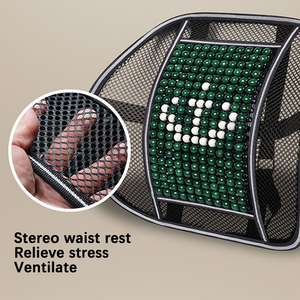 Xiangtaขายร้อน 2023 รถอุปกรณ์ตกแต่งภายในไม้ไผ่เบาะหนังOriginal Customไม้ลูกปัดฝาครอบที่นั่ง - Product Image 2