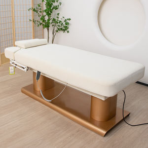 BUJUE Meubles de salon de luxe Table de lit électrique de massage de beauté cosmétique du visage en or blanc - Product Image 3