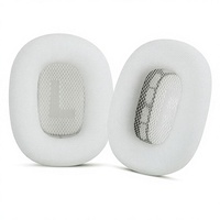 Coussinets d'oreille en maille respirante pour AirPods Max, coussinets de remplacement en tissu tricoté doux, housses confortables pour écouteurs