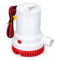 Pompe de cale marine submersible 1500GPH 2000GPH 12V 24V DC électrique pour drainage des eaux usées de bateaux et yachts
