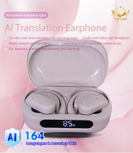 Écouteurs Traducteurs IA en Temps Réel pour 6-8 Heures d'Autonomie, Prise en Charge de 164 Langues, <span class=keywords><strong>Traduction</strong></span> Vocale/<span class=keywords><strong>Texte</strong></span>/<span class=keywords><strong>Photo</strong></span> pour <span class=keywords><strong>Android</strong></span>/iOS - Product Image 2