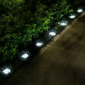 LED <strong>Solar</strong> Pathway <strong>Lights</strong> Path Lamps IP44 Waterproof Outdoor <strong>Ground</strong> <strong>Lights</strong> for Garden Lawn Landscape Walkway &amp; Yard Decorations - Product Image 4