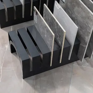 Retail Floor Ceramic Tiles Display Marble Slabs Sample Holder Stand Porcelain Tile Display Rack