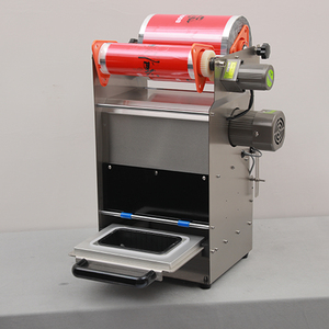 DASEN Scelleuse de Barquettes Alimentaires Électrique Semi-Automatique pour Boîtes à Lunch en Plastique à Emporter avec Emballage Feuille et Film pour Machine à Sceller - Product Image 3