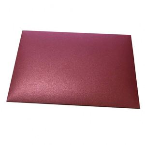 Custom Spot UV Gold Stamping Logo 350gsm 400gsm Black Card Kraft Paper <b>Envelope</b> Packaging School Office Business <b>Envelopes</b> Pack - Product Image 6