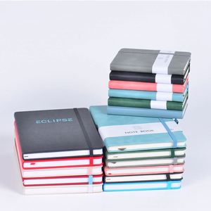 Carnet de notes portable en PU avec sangle élastique pour bureau et études – Approvisionnement direct - Product Image 4