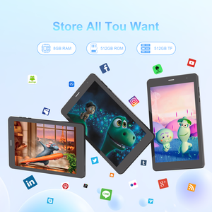 Tablette intelligente C Idea en gros, tablette professionnelle ODM/OEM, tablette Android 8 pouces, 8 Go de RAM, 512 Go de ROM, utilisation professionnelle et de divertissement (noir) - Product Image 3