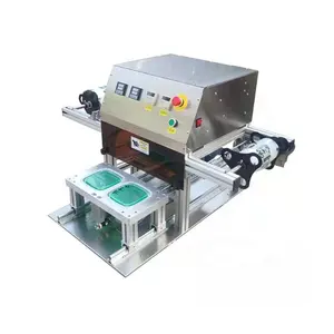 Automatic pp plastic snack meal box sealing machine for lunchbox