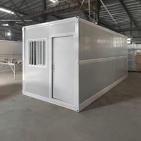 Meilleure Vente : Maison Conteneur Modulaire Pliante en Acier Respirant, Design Traditionnel, Garantie 1 An, Idéale pour Hôtels