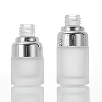 Botol Tetes Kaca dengan Tutup Logam atau Plastik Botol Tincture Ramah Lingkungan Kemasan Serum OEM