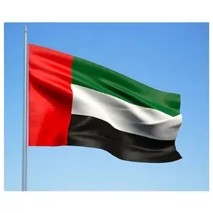 Drapeau des emirats arabes unis, de haute qualité, 90x150cm, vente en gros