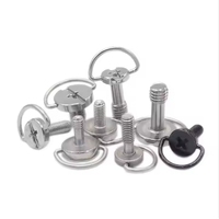 Roestvrijstalen Apparatuur Ronde Kop Camera Verborgen D-Ring Schroef Camera Statief Accessoires Groothandel Verborgen Camera Schroef